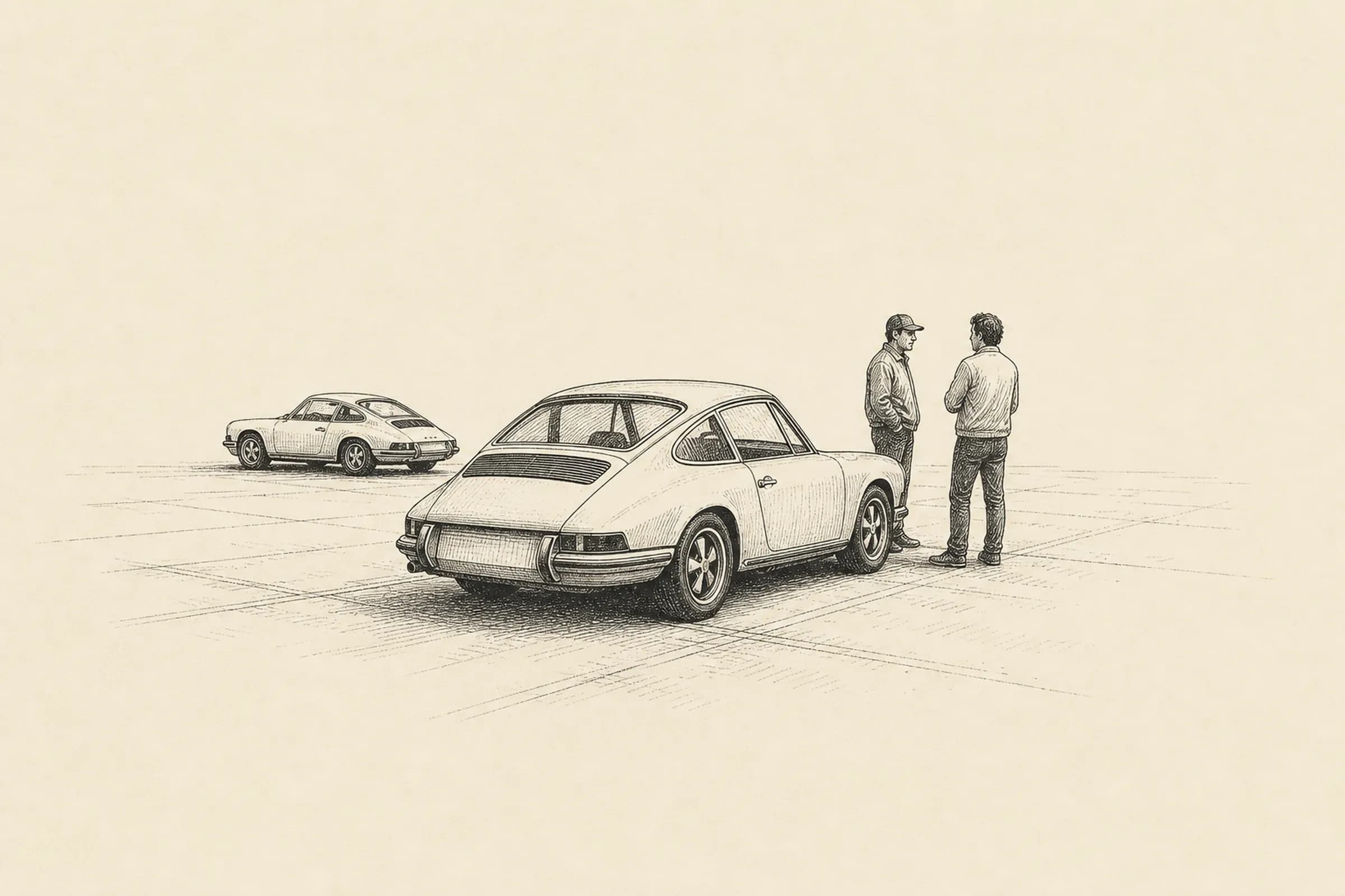 The Morning Shift at the Porsche Experience Center, Carson